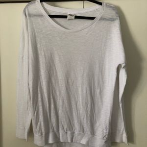 PINK White Long Sleeve Shirt